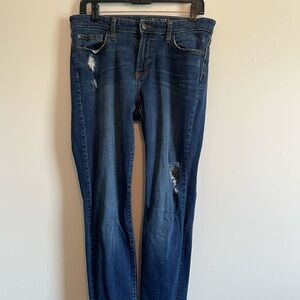 Gap Classic Blue Distressed Women Jeans